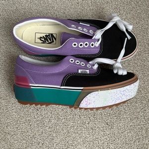 Size 8.5 platform vans